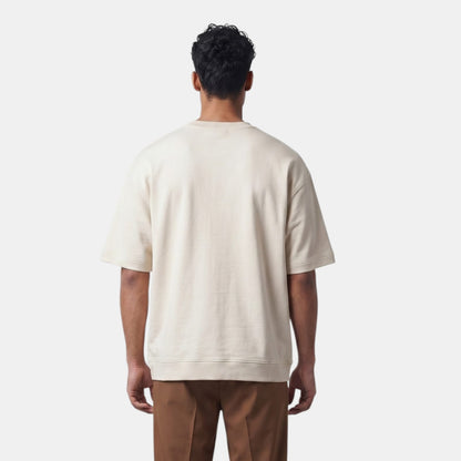 Heritage Crochet Tee (Latte)