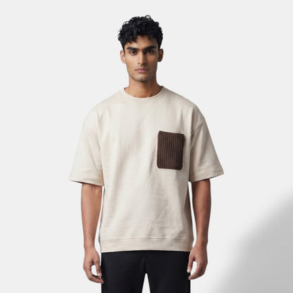 Heritage Crochet Tee (Mocha)