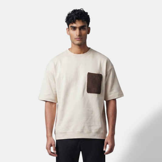 Heritage Crochet Tee (Mocha)