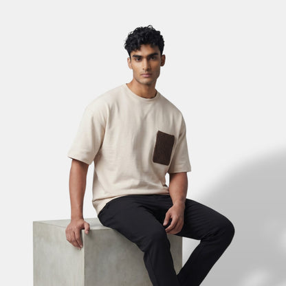 Heritage Crochet Tee (Mocha)