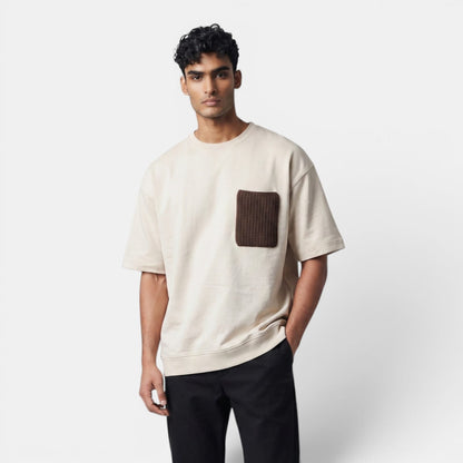 Heritage Crochet Tee (Mocha)
