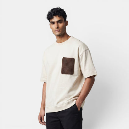 Heritage Crochet Tee (Mocha)