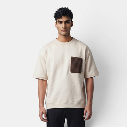 Heritage Crochet Tee (Mocha)
